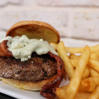 Blackened Blue Burger