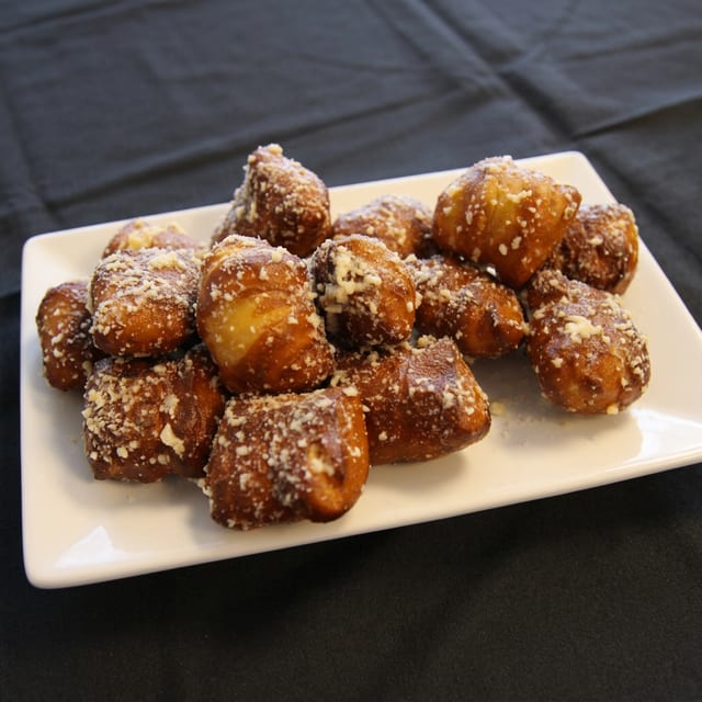 Garlic Parm Pretzel Bites.